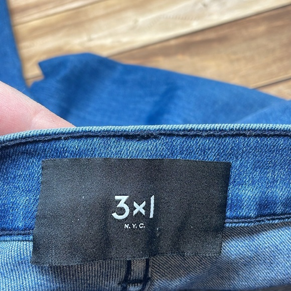 3x1 High Rise Cropped Jeans in Wilton Wash 26 A2 - Picture 4 of 9